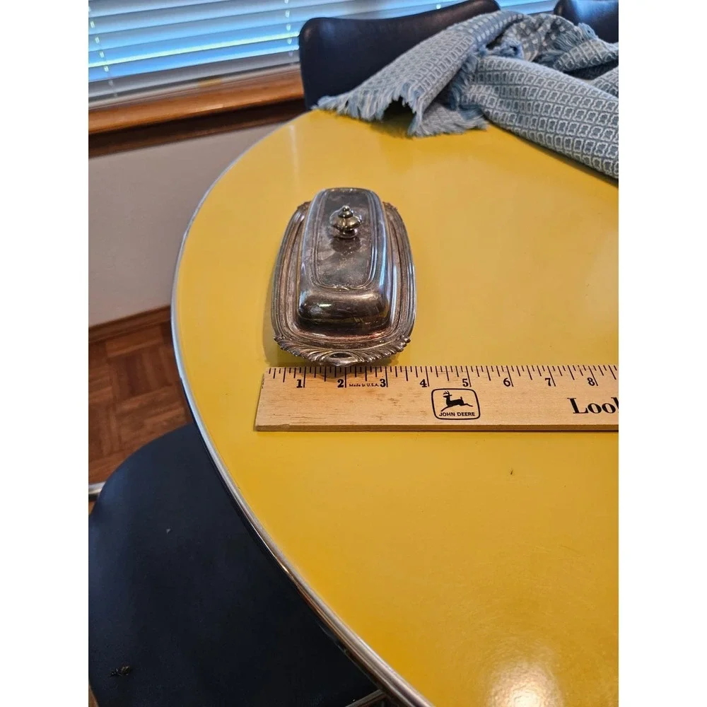 Oneida LTD Silver Plated, Butter Dish Vintage